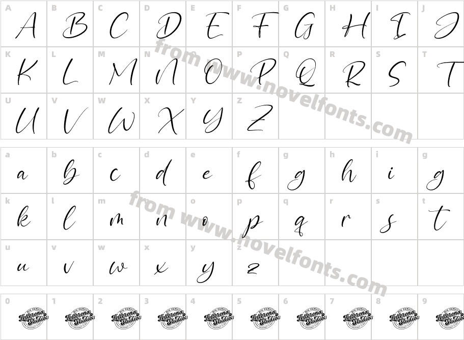 Diesel Getwiche Italic DEMO VER ItalicCharacter Map