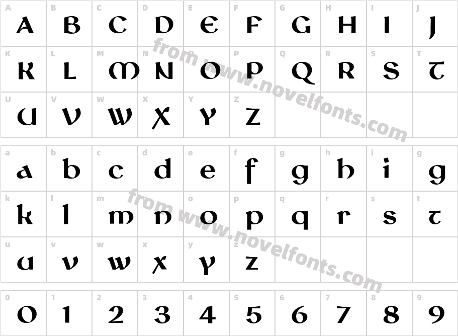 Diocletian 700Character Map