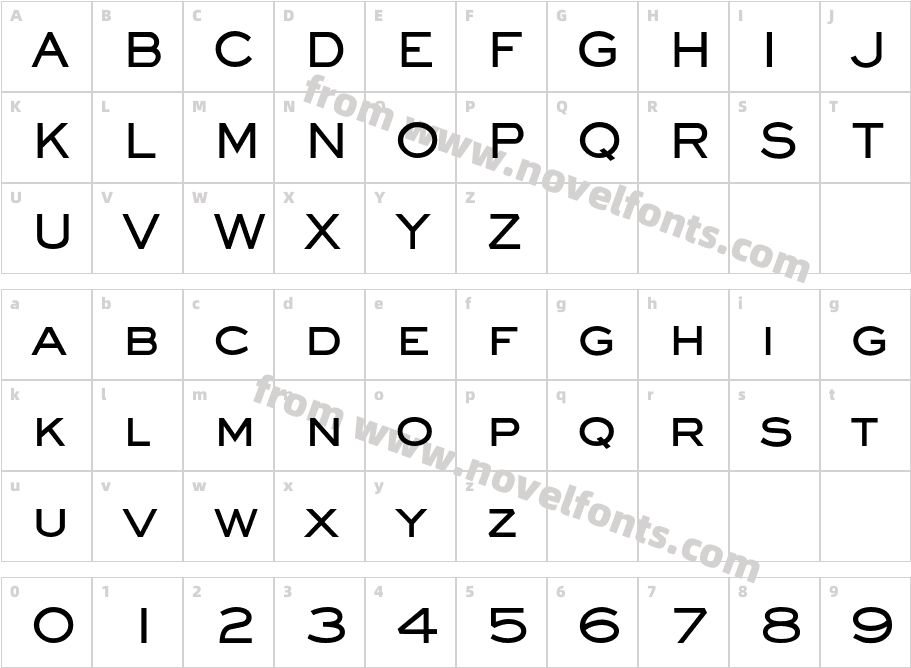Doctor Eye BoldCharacter Map