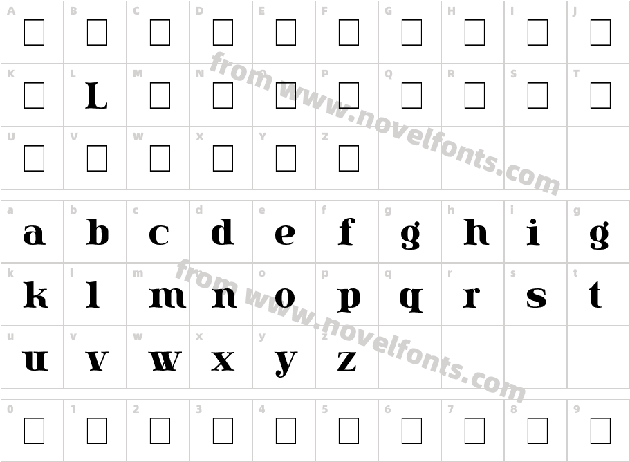 LissainCharacter Map