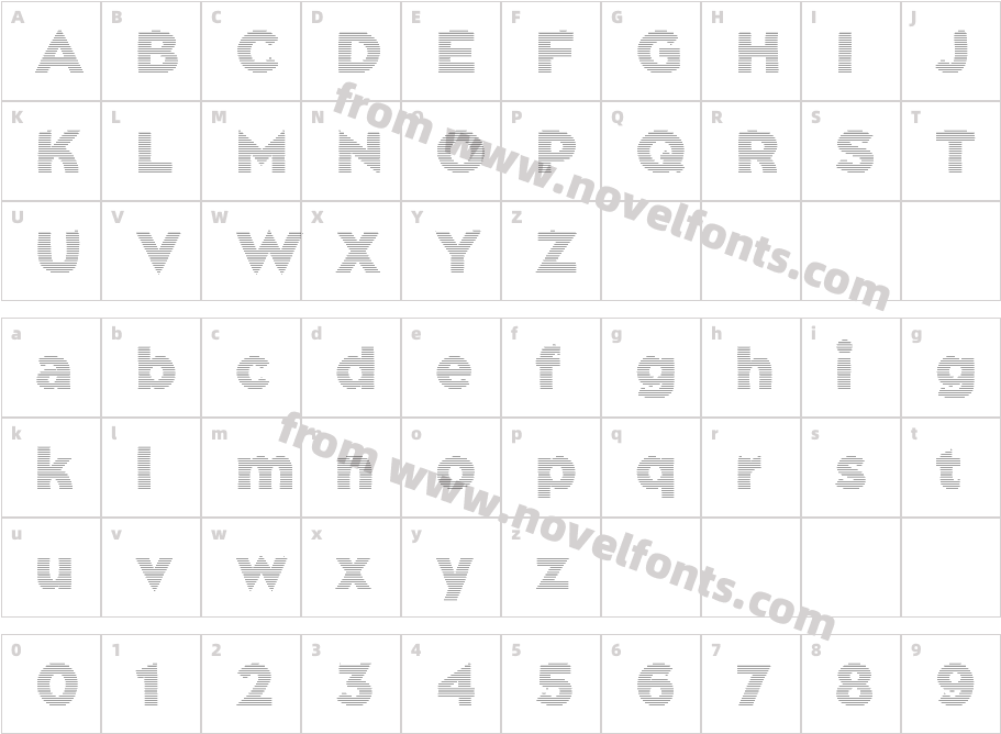 Dolcissimo Lines 3Character Map