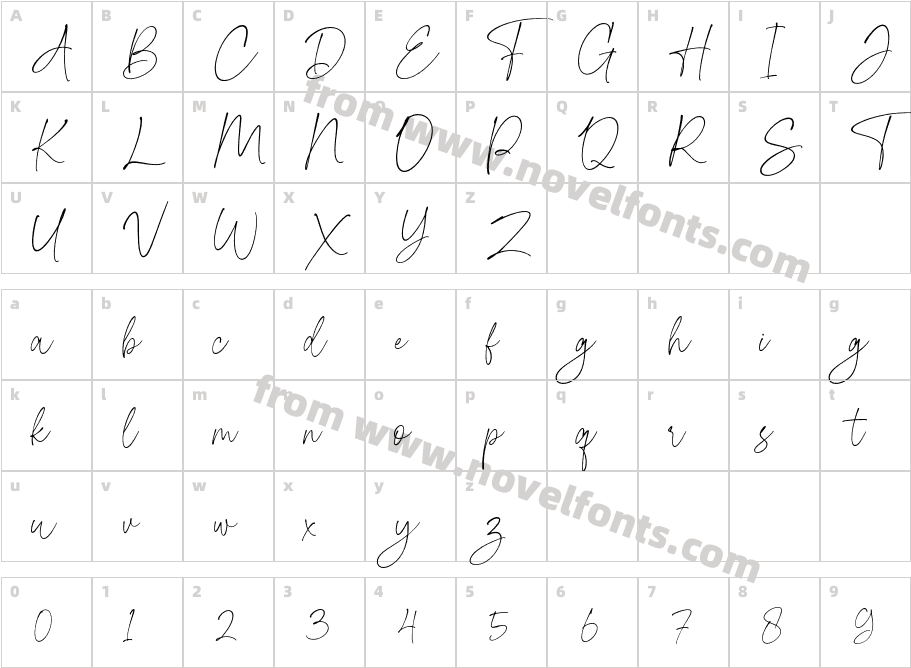 Domestic ScriptCharacter Map