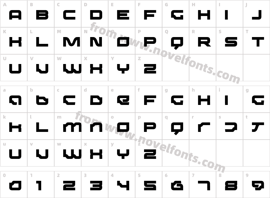 Dominator BlackCharacter Map