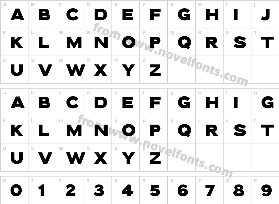 Downey BlackCharacter Map