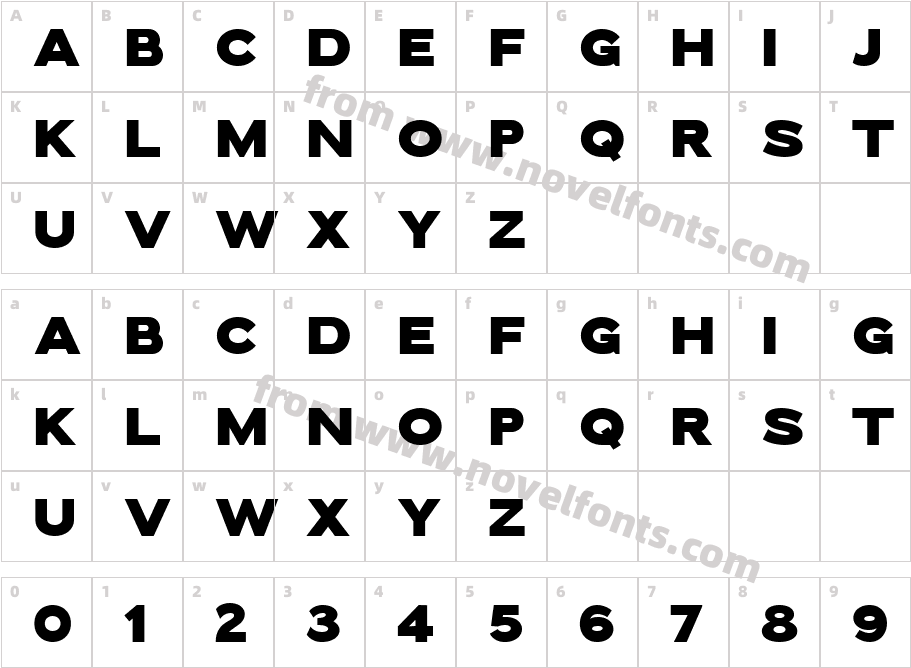Downey BlackCharacter Map