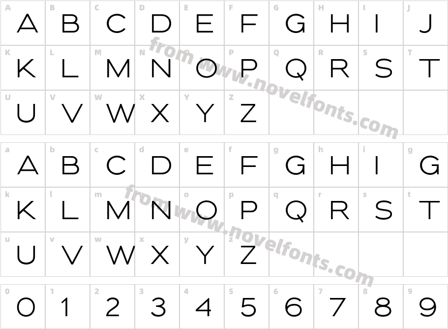 Downey LightCharacter Map