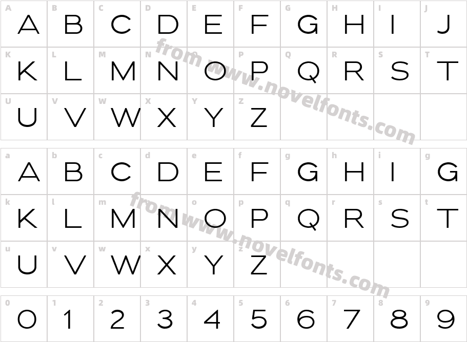 Downey LightCharacter Map