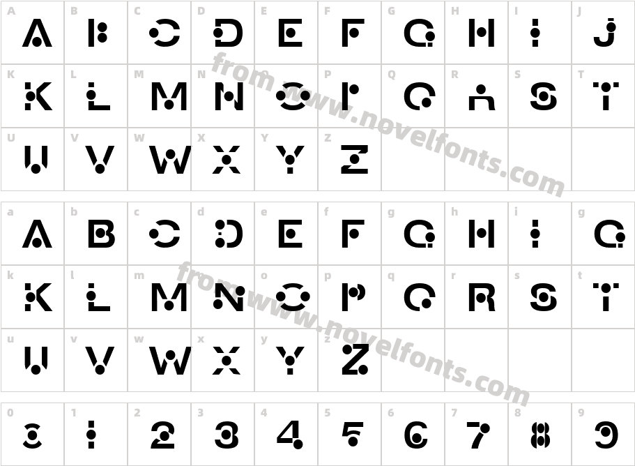 An CreonCharacter Map