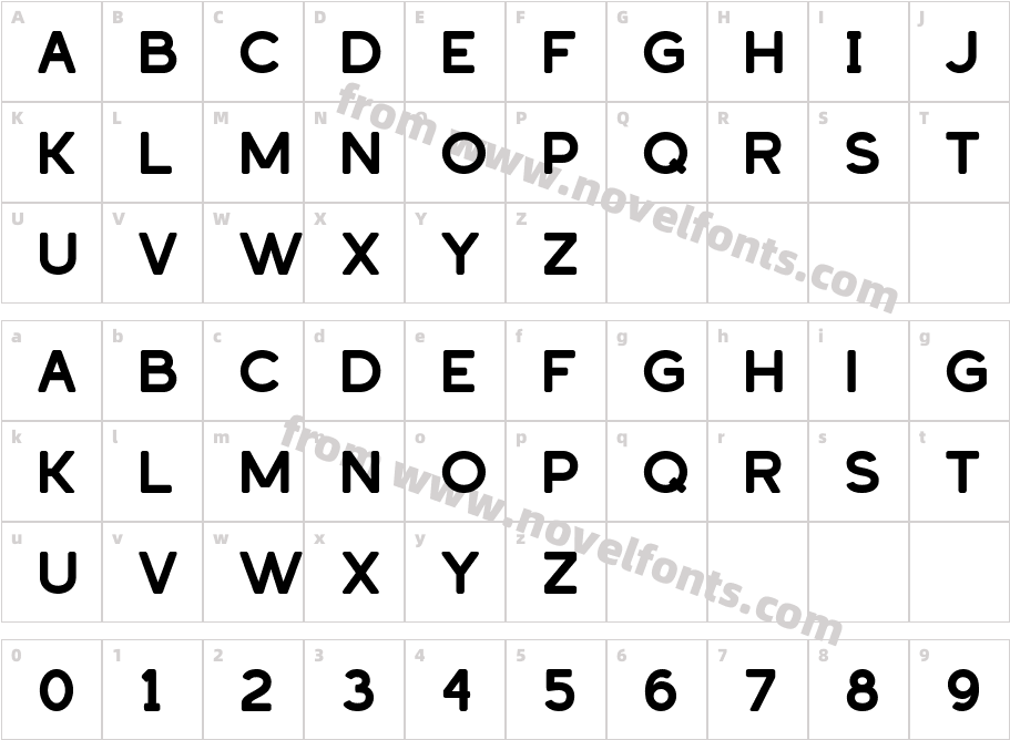 Dress Code Semibold RoundCharacter Map