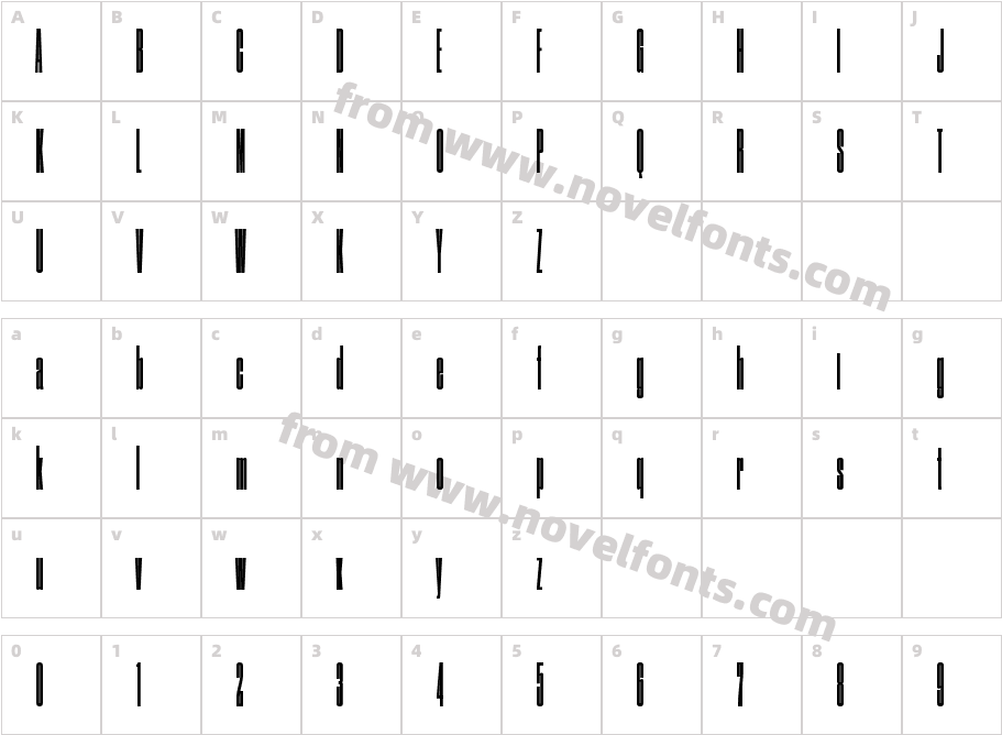 DrukXX Cond Trial SuperCharacter Map