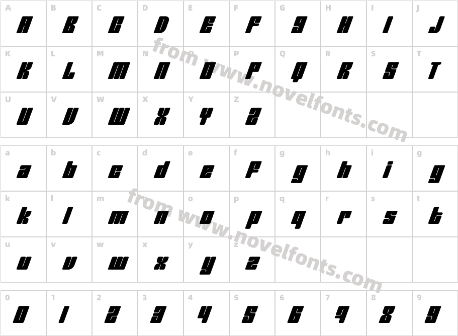 Dynamic Display FiveCharacter Map