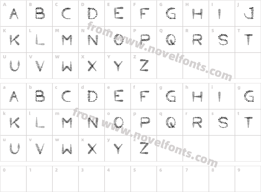 Little AntCharacter Map