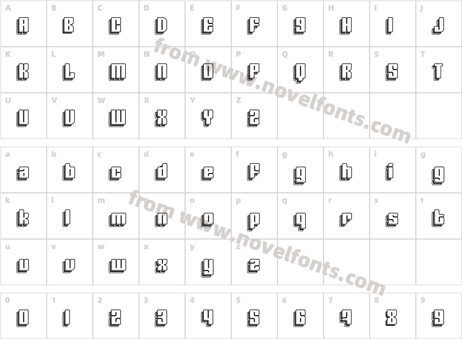 Dynamic Display NineCharacter Map