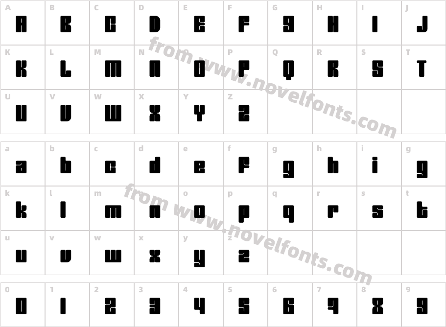 Dynamic Display RegularCharacter Map