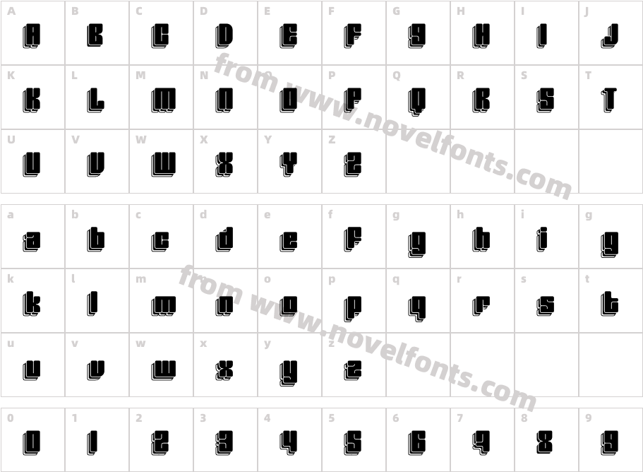 Dynamic Display SevenCharacter Map