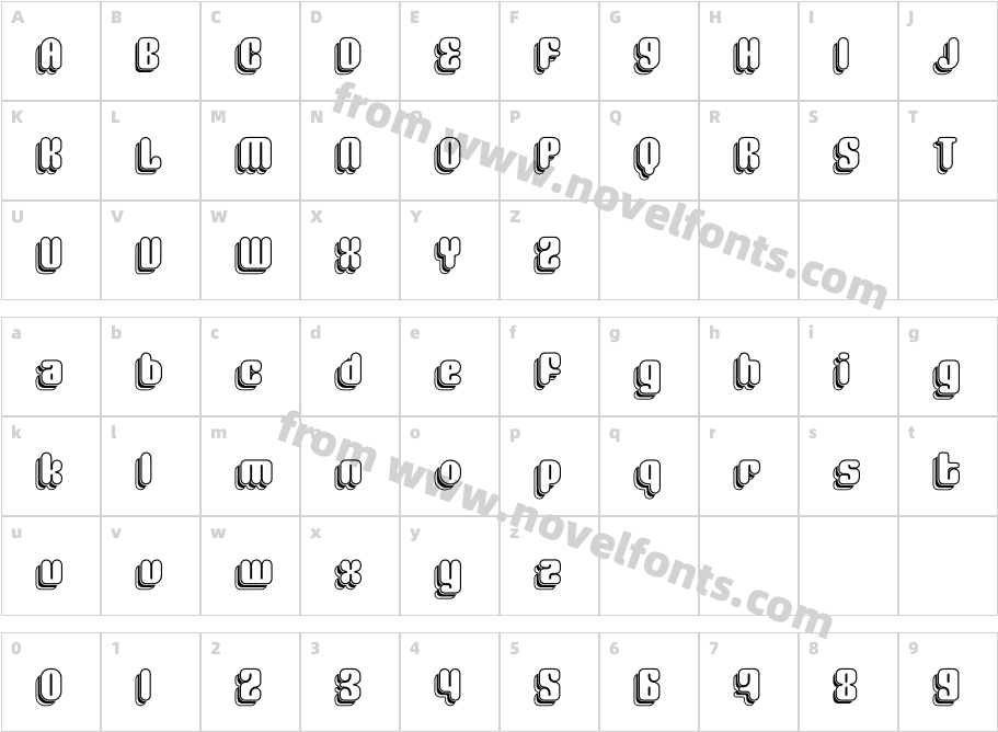 Dynamic Display TenCharacter Map