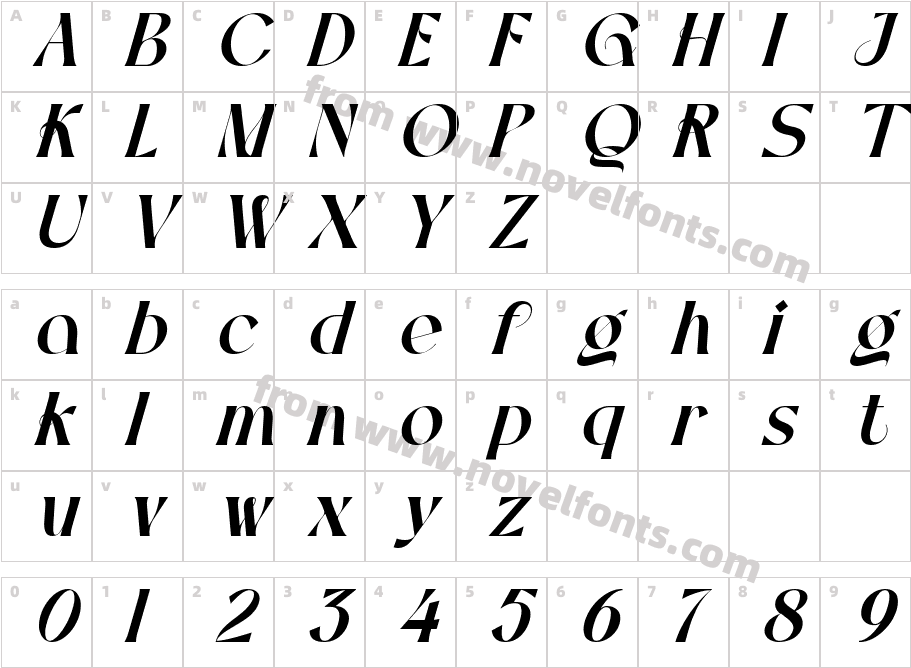 ENHANCE LEARNING REGULAR ITALICCharacter Map