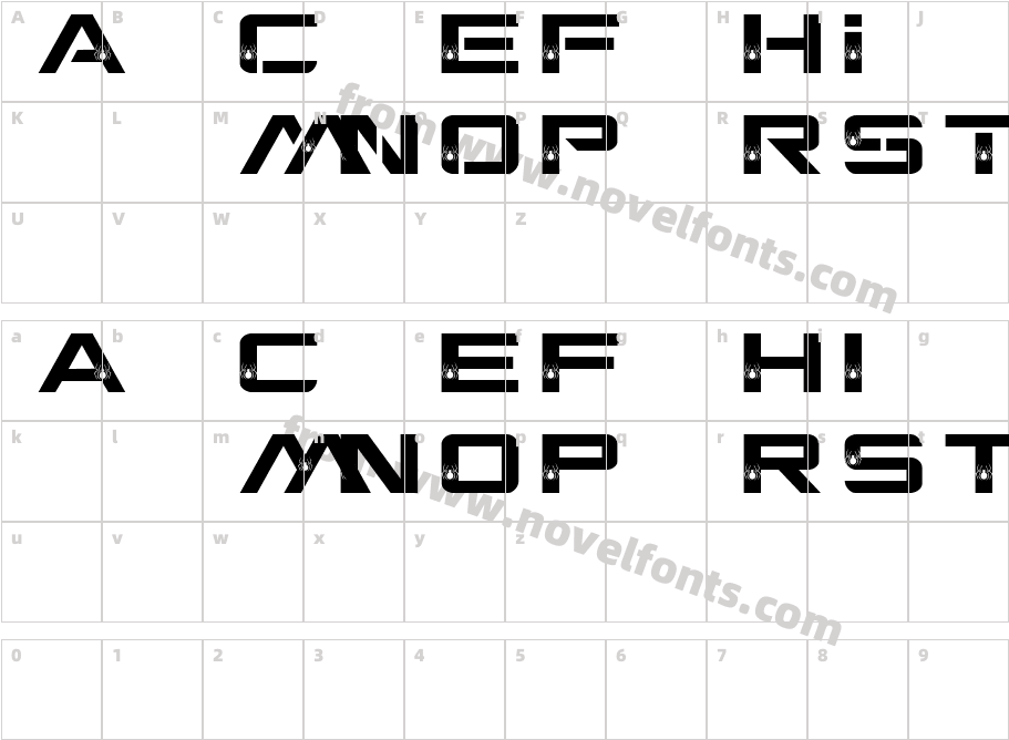 ESCAPE FROM EARTHCharacter Map