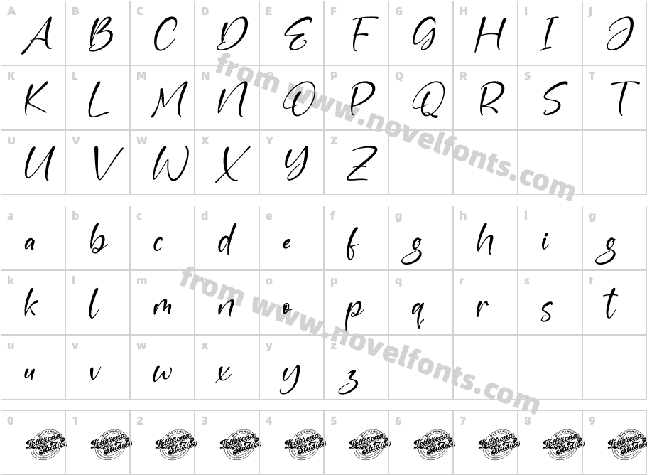 Easter Magician Italic DEMO VER ItalicCharacter Map