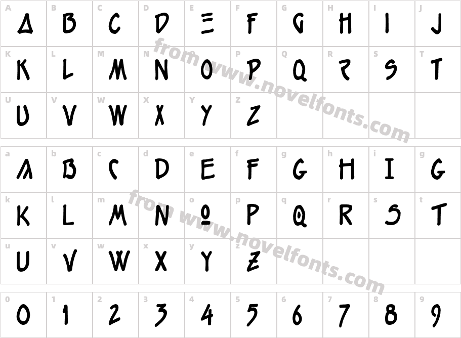 Little LouisCharacter Map