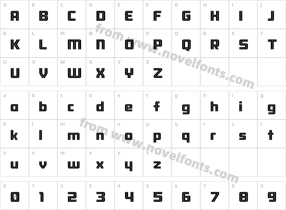 Ebtekar Inline 2Character Map