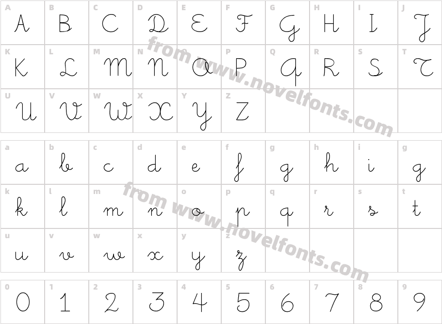 Little SchoolCharacter Map