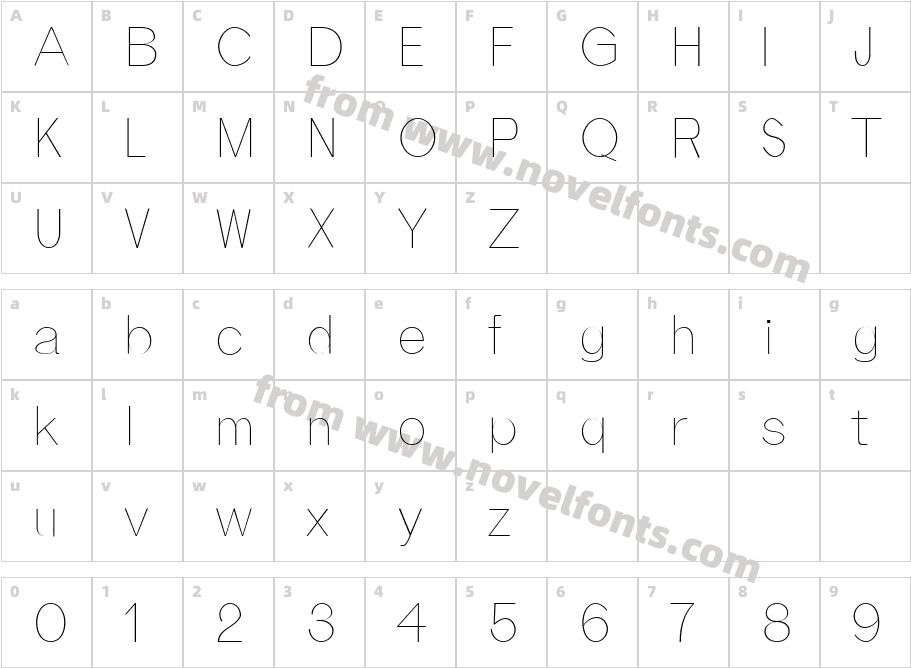 Effren ThinCharacter Map