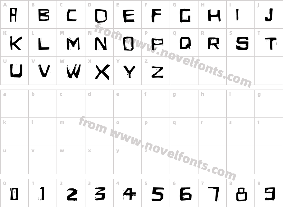 Eldes Cordel 1Character Map