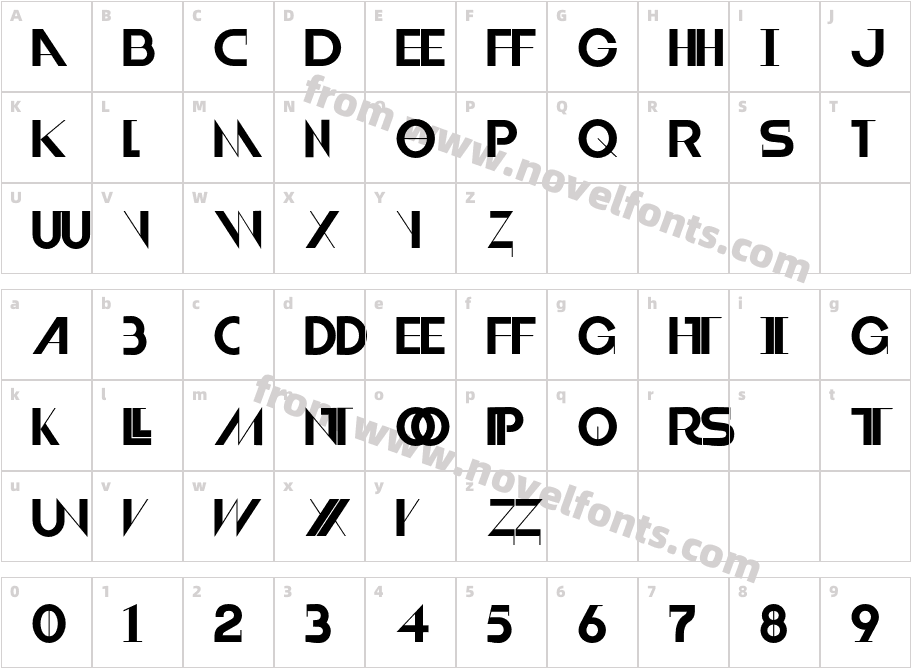 Eliane ALCharacter Map
