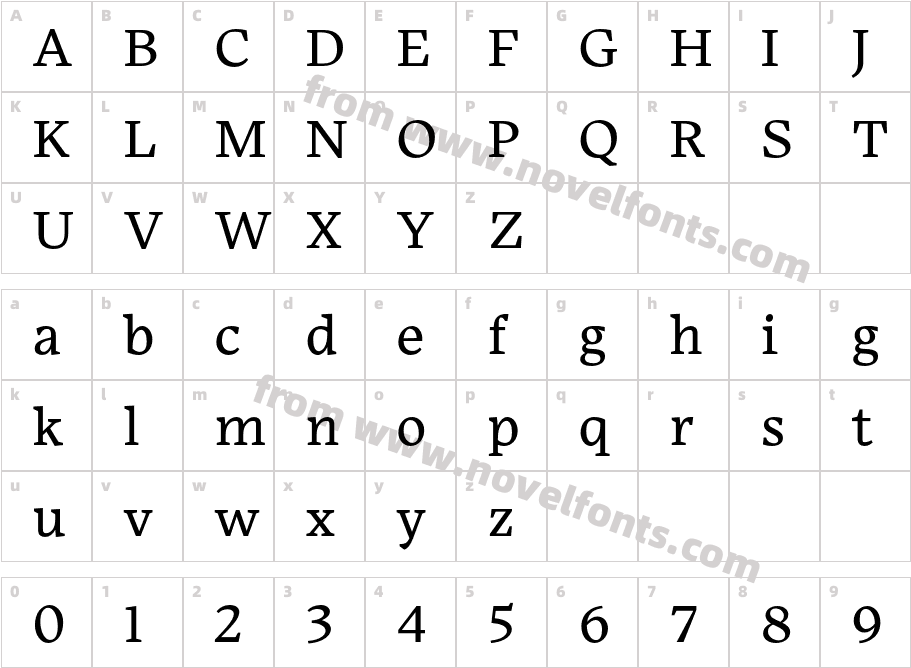 Embury Text BookCharacter Map