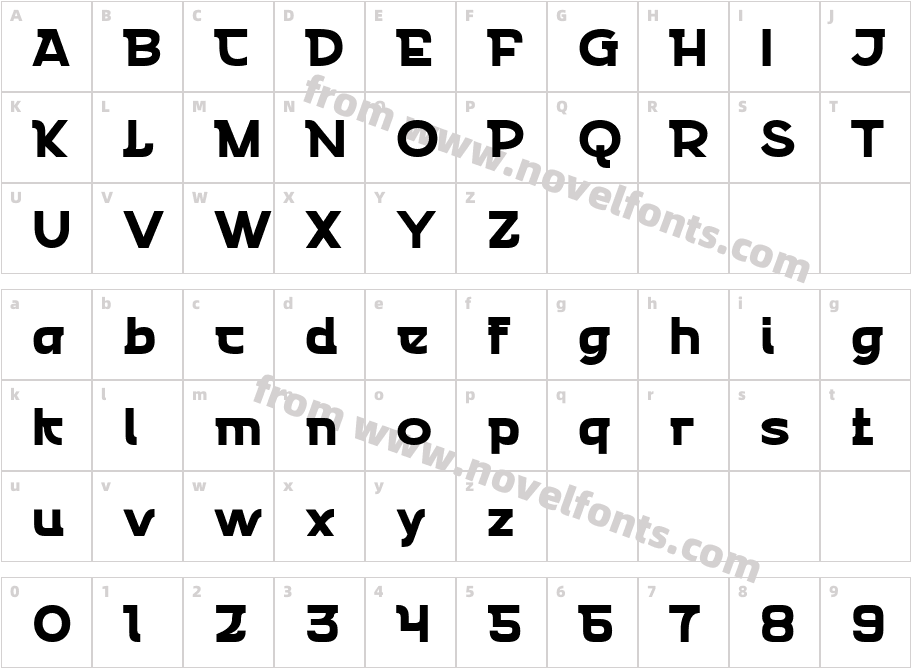 Emencut BlackCharacter Map