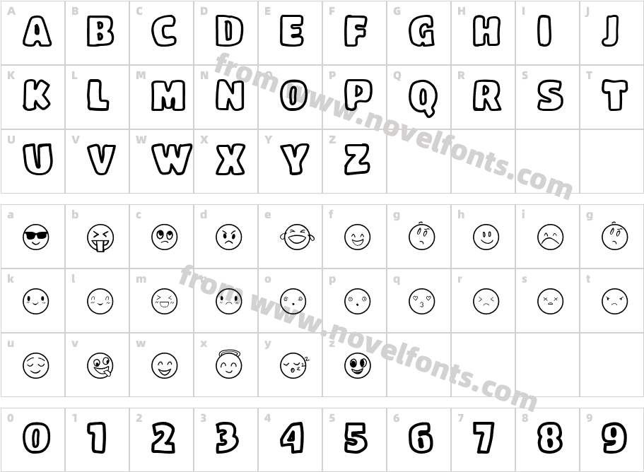 Emoji DoodleCharacter Map