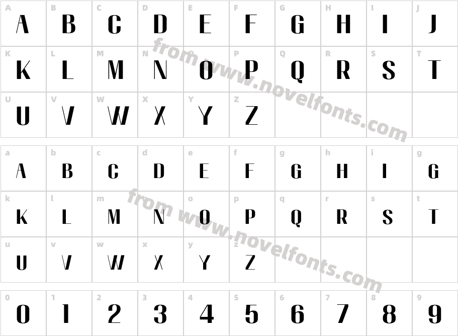 Endalsie Personal Use RegularCharacter Map