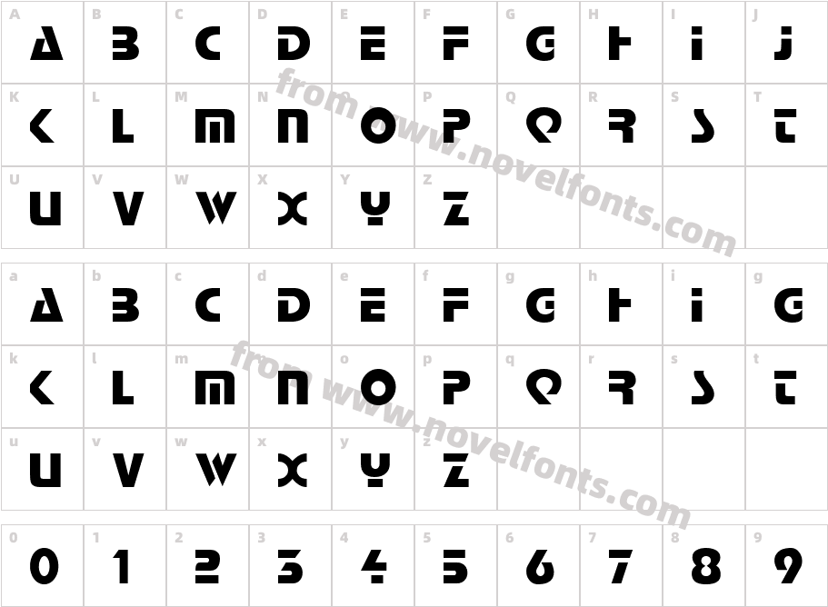 Logan RegularCharacter Map