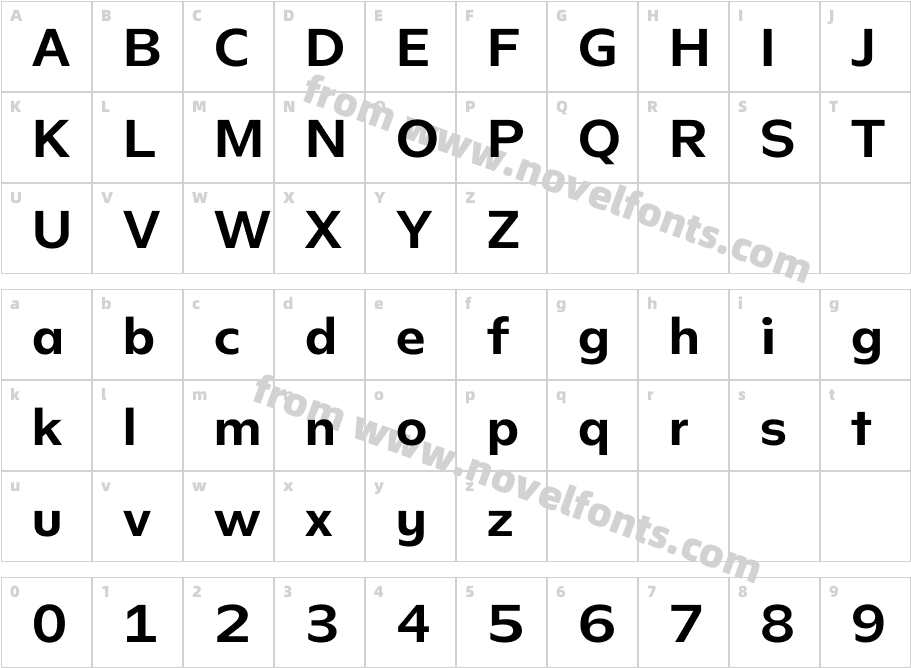 Enwallowify MediumCharacter Map