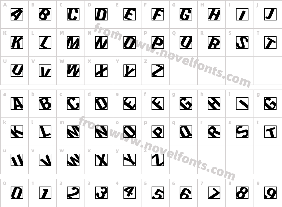 LolaCharacter Map