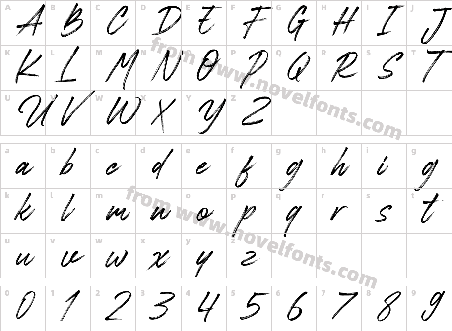 Espander Italic ItalicCharacter Map