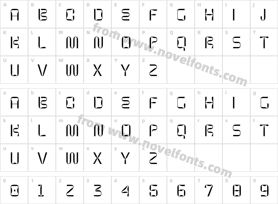 F37 Flux RegularCharacter Map