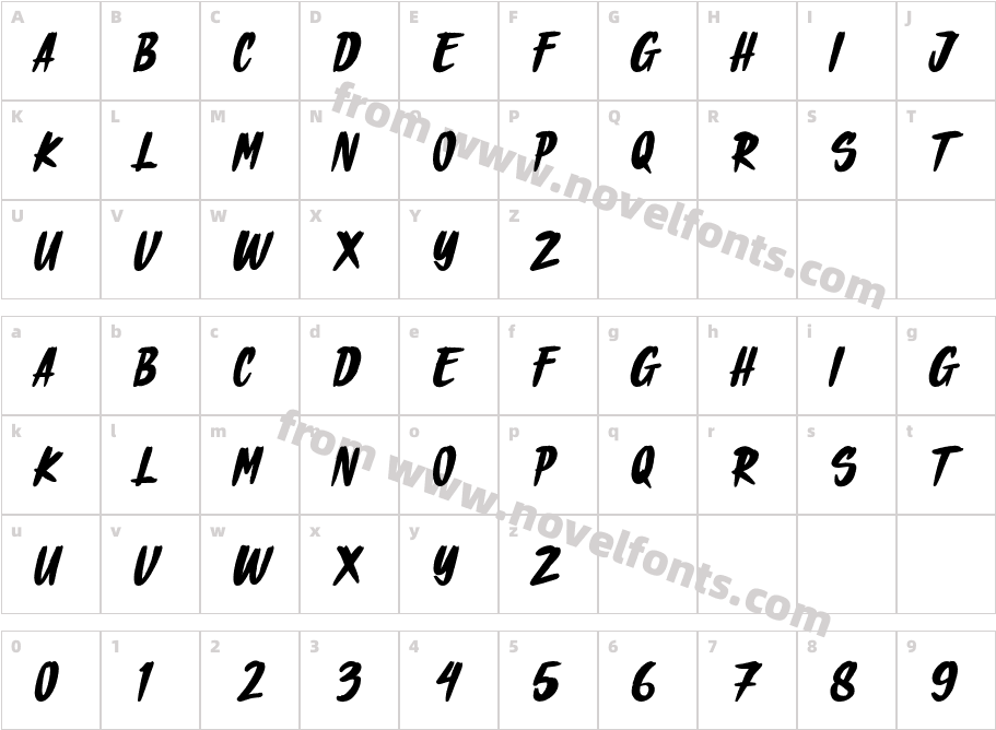 FASHIONCOUTURECharacter Map