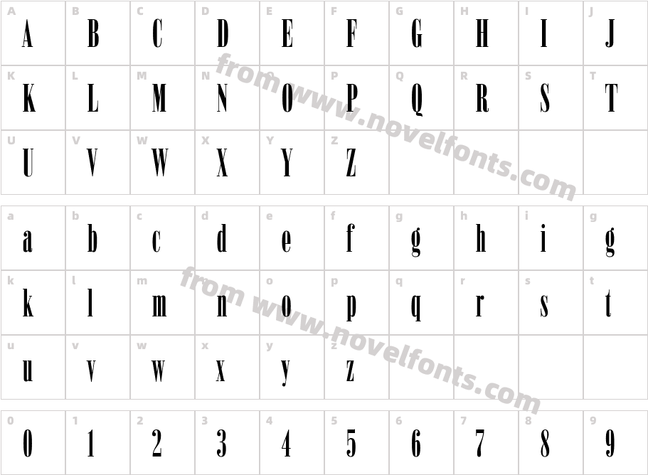 FFF_ Magyar Nemzet BoldCharacter Map