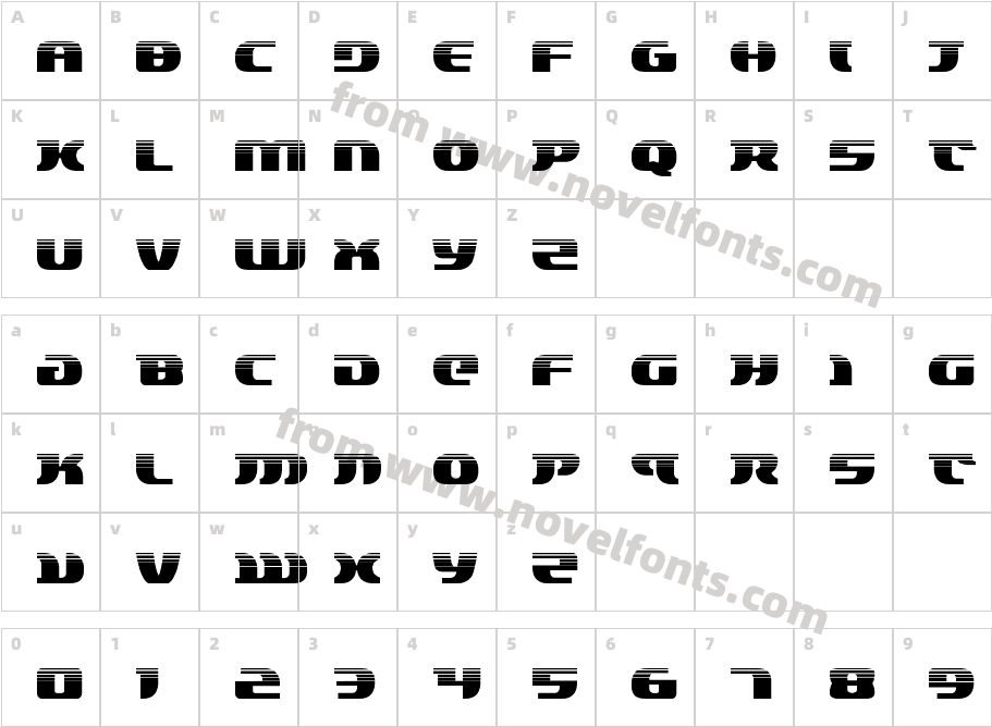 Lord of the Sith HalftoneCharacter Map