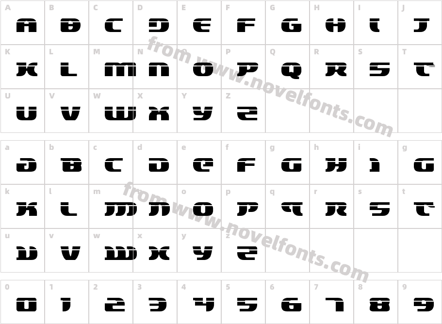 Lord of the Sith LaserCharacter Map