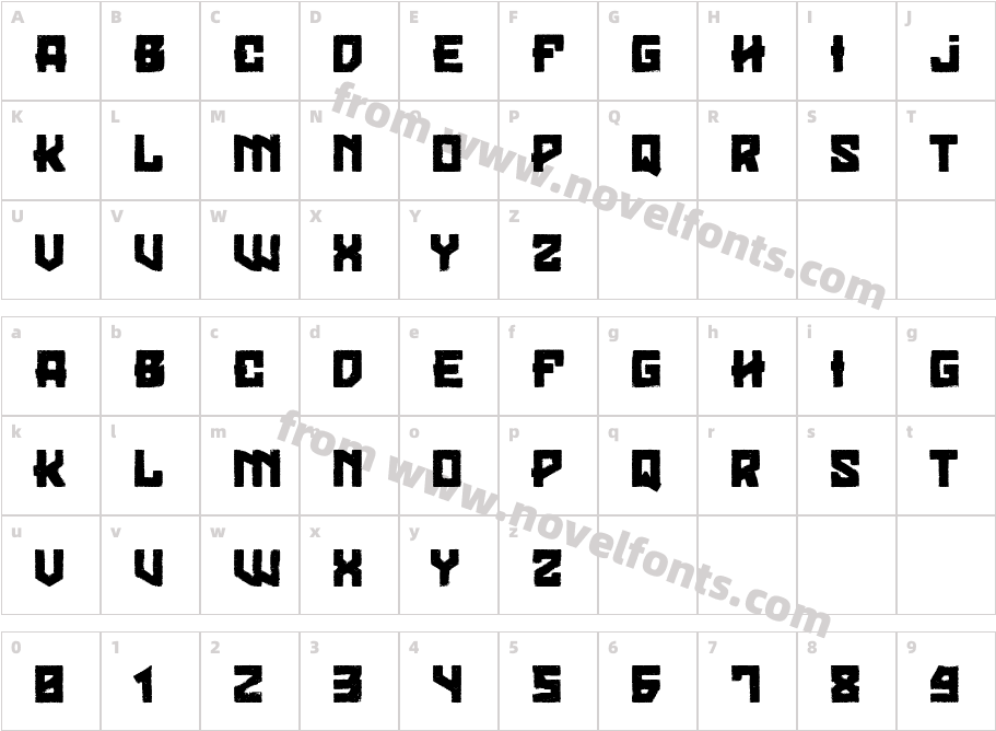 Loser Moto ClubCharacter Map