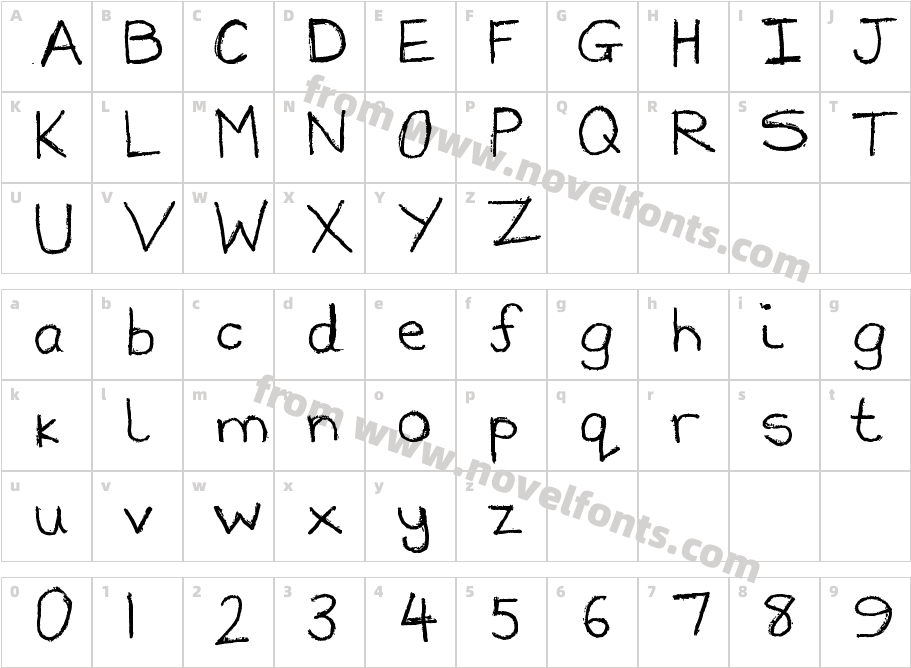 Lost and FoundCharacter Map