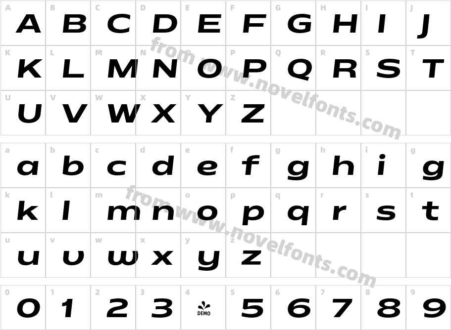 FSP DEMO Matrice Bold Bold ItalicCharacter Map