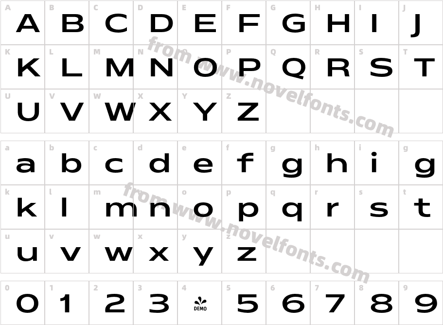 FSP DEMO Matrice Semibold RegularCharacter Map