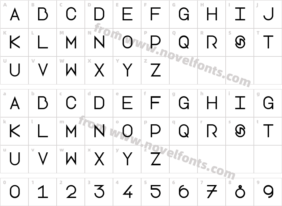 Lotte PaperfangCharacter Map