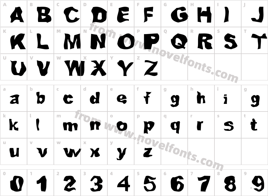 LouCharacter Map