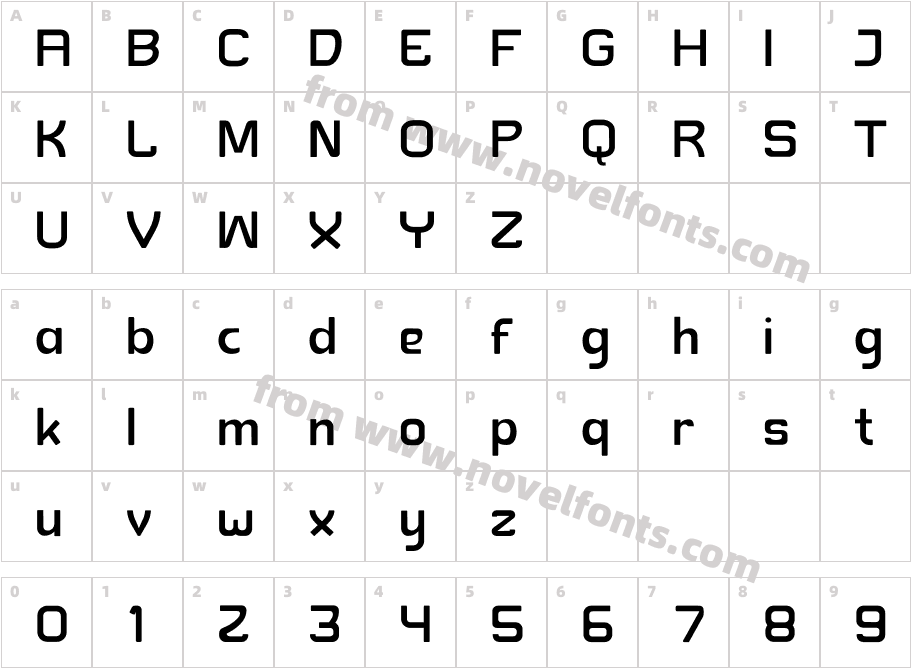FRIGO ThinCharacter Map