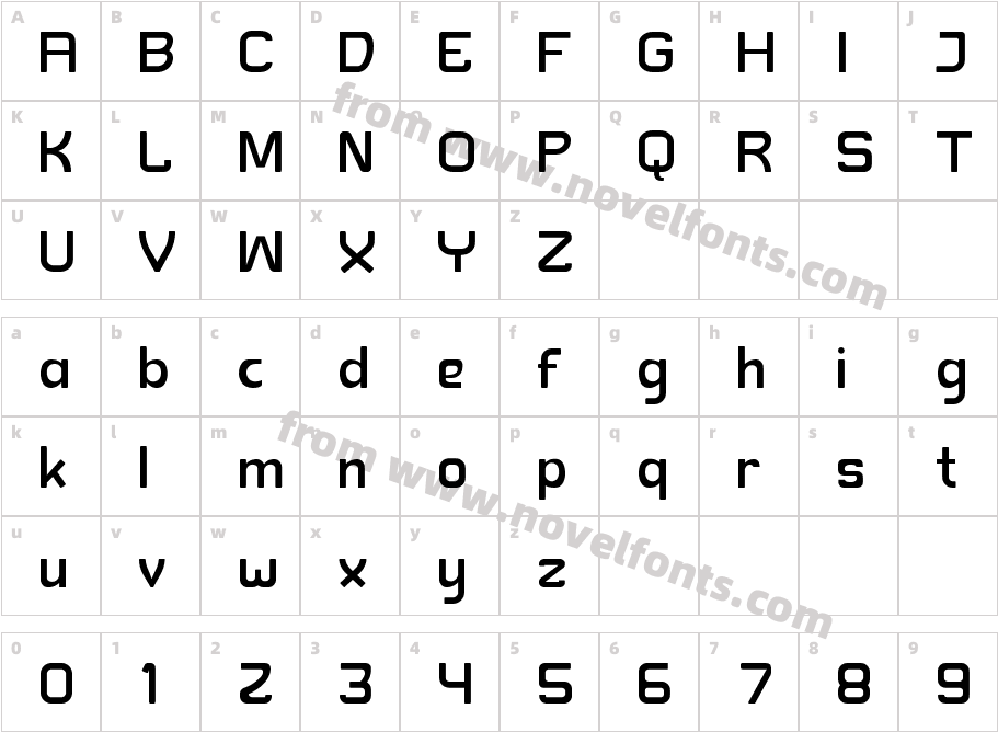 FRIGO ThinCharacter Map